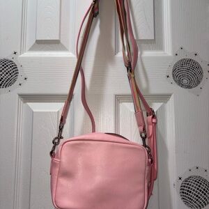 Universal Thread Pink Crossbody Bag with Multicolor Strap